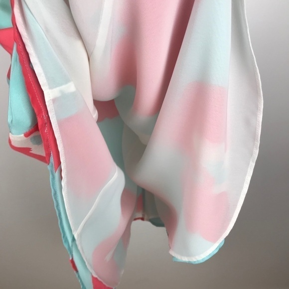 ANNIE GRIFFIN 100% Silk Multicolor Dress Size 0 - Picture 6 of 7